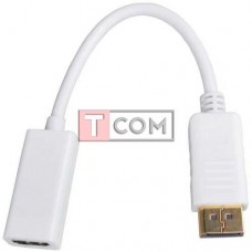 Переходник TCOM, штекер Display Port - гнездо HDMI, с кабелем