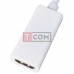 Перехідник TCOM, штекер Display Port - гніздо HDMI, з кабелем