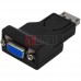 Перехідник TCOM, штекер Display Port - гніздо VGA, корпус пластик