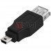 Переходник TCOM, гнездо USB A - штекер mini USB 5pin