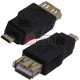 Переходник TCOM, гнездо USB A - штекер micro USB