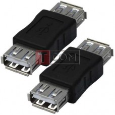 Переходник USB TCOM, гнездо А - гнездо А