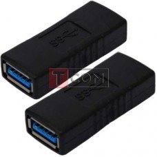Переходник TCOM, гнездо USB A - гнездо USB A, Vers.3.0