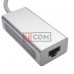 Адаптор ETHERNET USB type C 3.1, штекер USB C- гніздо 8Р8С Адаптор ETHERNET USB type C 3.1, штекер USB C- гніздо 8Р8С