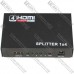 Сплитер HDMI 1x4, металлический корпус, DC-5V
