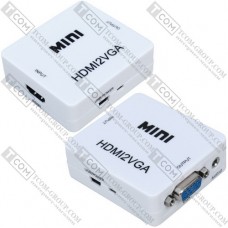 Конвертер MINI, HDMI в VGA (HDMI (IN)-VGA (OUT))
