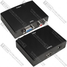 Конвертер VGA в HDMI+ R/L (VGA-HDMI+2xRCA) DC-5V