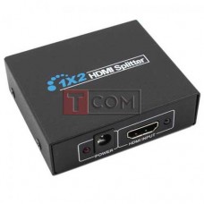 Сплитер HDMI 1x2, металлический корпус DC-5V Сплитер HDMI 1x2, металлический корпус DC-5V