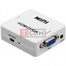Конвертер MINI, HDMI в VGA (HDMI (IN)-VGA (OUT))