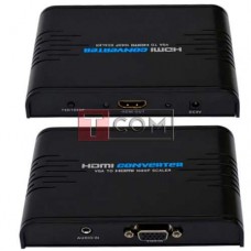 Конвертор VGA в HDMI TCOM, гнездо VGA - гнездо HDMI, 1080Р