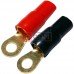 Клемма автомобильная TCOM, тип "О", Gold, 2GA, Ring 8мм