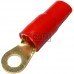 Клемма автомобильная TCOM, тип "О", Gold, 2GA, Ring 6мм