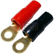 Клемма автомобильная TCOM, тип "О", Gold, 0GA, Ring 8мм