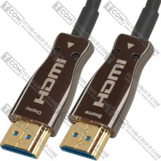 Шнур Optical HDMI, gold, 30м, чёрный Шнур Optical HDMI, gold, 30м, чёрный