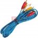 Шнур соединительный 3RCA×3RCA, gold, 5 метров