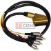Шнур соединительный TCOM, штекер Скарт - 4RCA металл gold, с фильтрами, 1.5м Шнур соединительный TCOM, штекер Скарт - 4RCA металл gold, с фильтрами, 1.5м