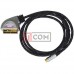Шнур соединительный TCOM, штекер Скарт - штекер mini din 4pin, металл gold, с фильтрами,1.5м