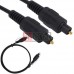 Шнур оптичний, toslink plug - toslink plug TCOM, Ø4мм, 1м