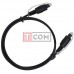 Шнур оптический, toslink plug - toslink plug TCOM, Ø4мм, 1м