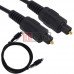 Шнур оптический, toslink plug - toslink plug TCOM, Ø4мм, 1.5м