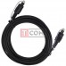 Шнур оптичний, toslink plug - toslink plug TCOM, Ø4мм, 5м