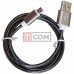Шнур штекер USB А - штекер micro USB, 1м, метал.изоляция, чёрный в блистере Шнур штекер USB А - штекер micro USB, 1м, метал.изоляция, чёрный в блистере
