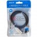 Шнур штекер USB А - штекер micro USB, 1м, метал.изоляция, чёрный в блистере Шнур штекер USB А - штекер micro USB, 1м, метал.изоляция, чёрный в блистере