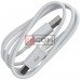 Шнур компьютерный TCOM, штекер USB А - штекер miсroUSB (Samsung), long pin, 1м, белый
