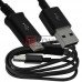 Шнур компьютерный TCOM, штекер USB А - штекер miсroUSB (Samsung), short pin, 1м, чёрный