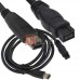 Шнур Firewire IEEE 1394B TCOM, штекер 6р - штекер 9р, Ø4мм, 1.5м, чёрный