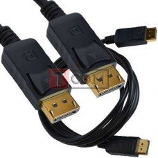Шнур TCOM, штекер Display Port - штекер Display Port , 2м, чёрный