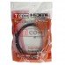 Шнур HDMI TCOM, штекер - штекер, Vers-1.4, Ø6мм, gold, 3м, червоно-чорний