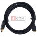 Шнур HDMI TCOM, штекер HDMI - штекер micro HDMI, Vers-1.4, "позолоченный", Ø5мм, 1.5м