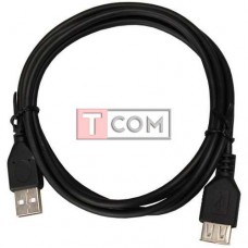 Удлинитель USB - 1.5м. чёрный Удлинитель USB - 1.5м. чёрный