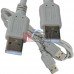 Шнур USB TCOM, штекер A - штекер А, Vers- 2.0, Ø4.5мм, 1м
