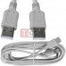 Шнур USB TCOM, штекер A - штекер А, version 2.,0, Ø4.5мм, 3м