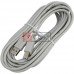 Шнур USB TCOM, штекер A - штекер В, Vers- 2.0, Ø4.5мм, 3м, серый