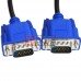 Шнур компьютерный VGA TCOM, штекер HDB 15pin - штекер HDB 15pin, с фильтром, 1м
