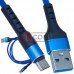Дата-кабель Samsung USB А - miсroUSB синий