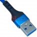 Дата-кабель Samsung USB А - miсroUSB синій