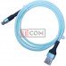 Дата-кабель Samsung USB А - miсroUSB бирюзовый Дата-кабель Samsung USB А - miсroUSB бирюзовый