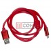 Шнур TCOM штекер USB А - штекер micro USB, з фільтром, прогумований, 1м, червоний Шнур TCOM штекер USB А - штекер micro USB, з фільтром, прогумований, 1м, червоний