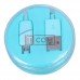 Шнур TCOM, штекер USB А - штекер micro USB, в колбе, 1м, бирюзовый