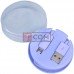 Шнур штекер USB А - штекер micro USB, в колбі, 1м, фіолетовий Шнур штекер USB А - штекер micro USB, в колбі, 1м, фіолетовий