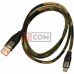 Джинсовий USB шнур Samsung хакі - 1 метр
