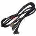 Шнур TCOM штекер USB А угловой - штекер micro USB угловой, в сетке, 1м, чёрный