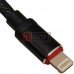Джинсовий шнур USB А - iPhone 6 чорний 1 метр