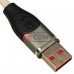 Джинсовый шнур USB А - iPhone 6 хаки 1 метр