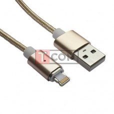 Шнур магнітний TCOM, штекер USB А - штекер iPhone, знімний, на магніті, 1м