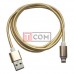 Шнур магнитный TCOM, штекер USB А - штекер iPhone, съёмный, на магните, 1м